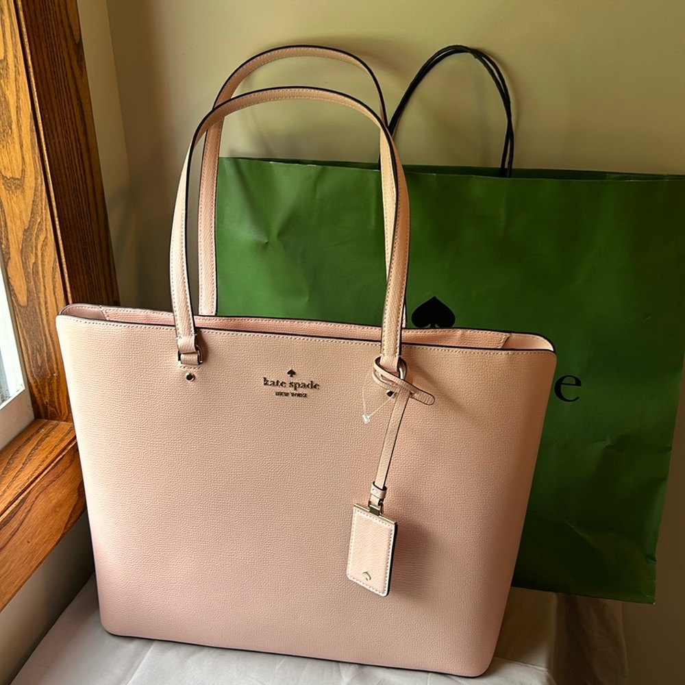 KATE SPADE LARGE TOTE CONCH COLOUR